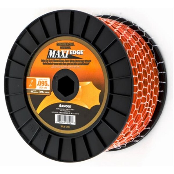 Arnold Arnold 245877 819 ft. x 0.09 in. Twisted Trimmer Line; Orange - 245877
