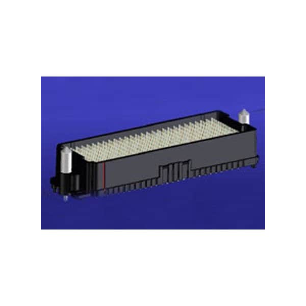 Conector de placa Molex, 143 contactos, 11 hileras, macho, recto, paso de 0.079 pulgadas, terminal de soldadura - 458302211