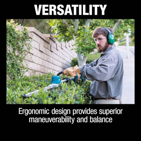 Makita Cordless Battery-Powered Hedge Trimmer, Double-Sided 24 in L Blade, 18V Electric, 18 V - XNU02Z