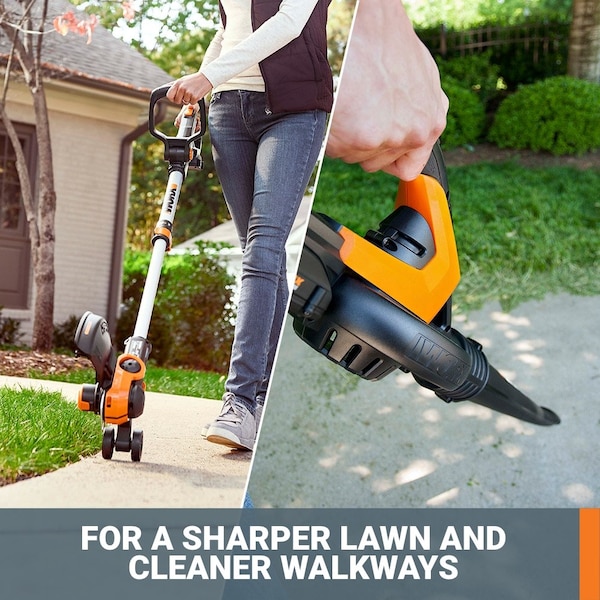 Worx Power Share 20V Trimmer and Blower Combo Kit, Battery and Charger Included - WG916