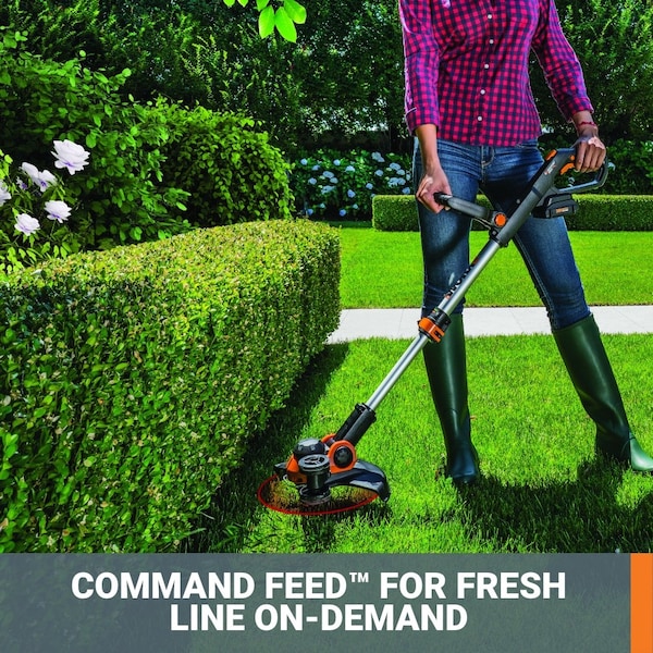 Worx Power Share 20V Trimmer and Blower Combo Kit, Battery and Charger Included - WG916