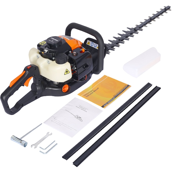 Edendirect 26cc Gas-Powered Hedge Trimmer, 24 Double-Sided Blade, Recoil Start - ED-W46540406