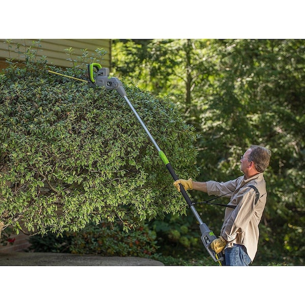 Earthwise Corded 4.5 Amp 2-in-1 Convertible Pole Hedge Trimmer - CVPH43018