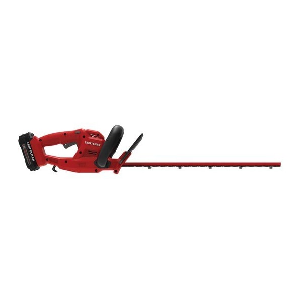 Craftsman Cordless Battery-Powered Hedge Trimmer Kit, Double-Sided 20 V - CMCHT810C1