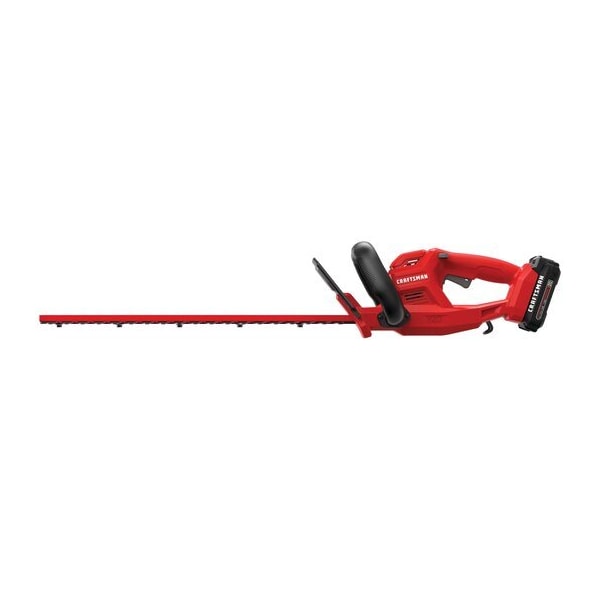 Craftsman Cordless Battery-Powered Hedge Trimmer Kit, Double-Sided 20 V - CMCHT810C1