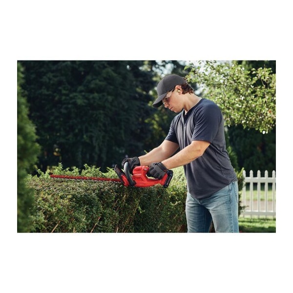 Craftsman Cordless Battery-Powered Hedge Trimmer Kit, Double-Sided 20 V - CMCHT810C1