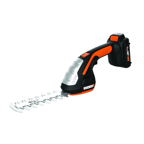 Worx 20V Power Share 4 in. Cordless Shear and 8 in. Shrubber Trimmer - WG801