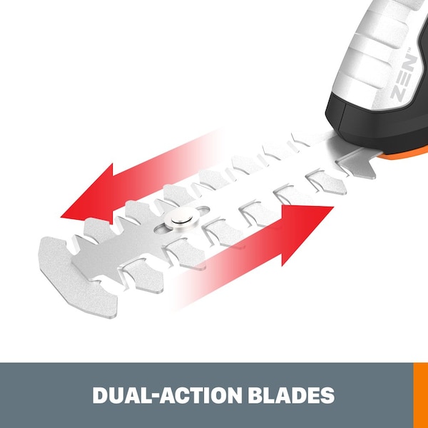 Worx 20V Power Share 4 in. Cordless Shear and 8 in. Shrubber Trimmer - WG801