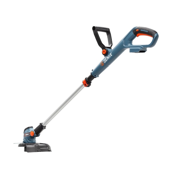 Senix 20 Volt Max* 10-inch Cordless Weed Eater, Rotating & Telescopic Shaft for Trimming and Edging - GTX2-M-0