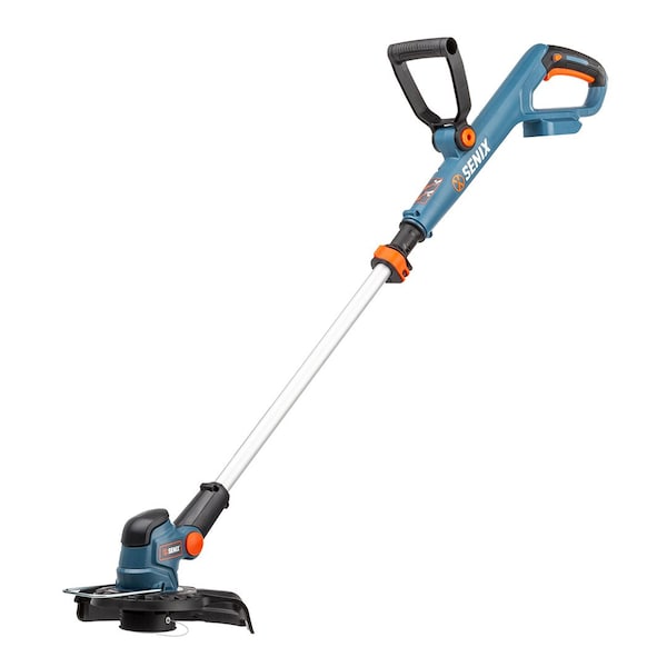 Senix 20 Volt Max* 10-inch Cordless Weed Eater, Rotating & Telescopic Shaft for Trimming and Edging - GTX2-M-0