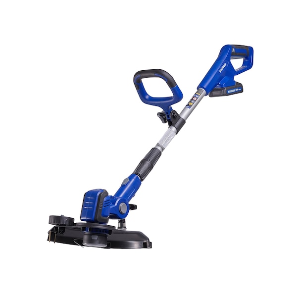 Wild Badger Power Cordless 20 Volt Trimmer/Edger and Axial Blower, Includes 2 2.0 Ah Batteries and Fast Charger - WB20VTAB