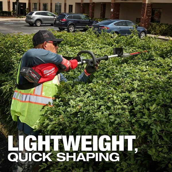 Milwaukee Tool Cordless Battery-Powered Hedge Trimmer, Double-Sided 20 in L Blade - 3043-20