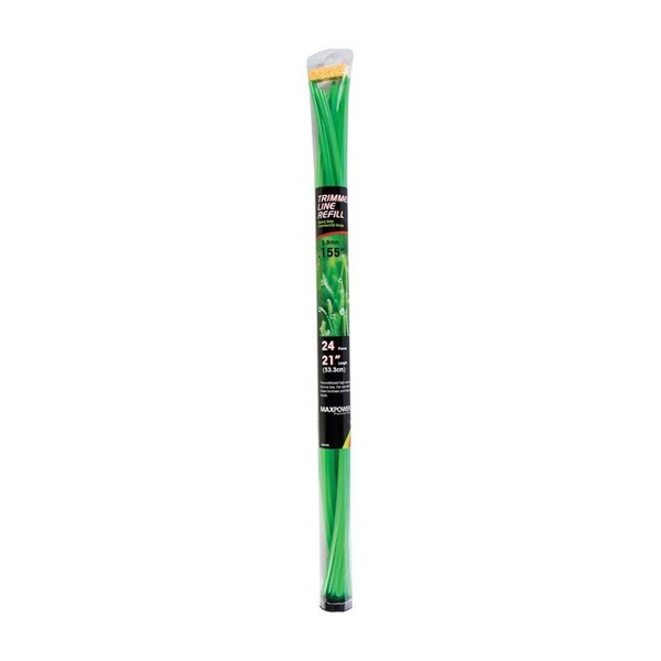 Maxpower RoundCut Commercial Grade 0.155 in. D X 21 in. L Trimmer Line - 333755