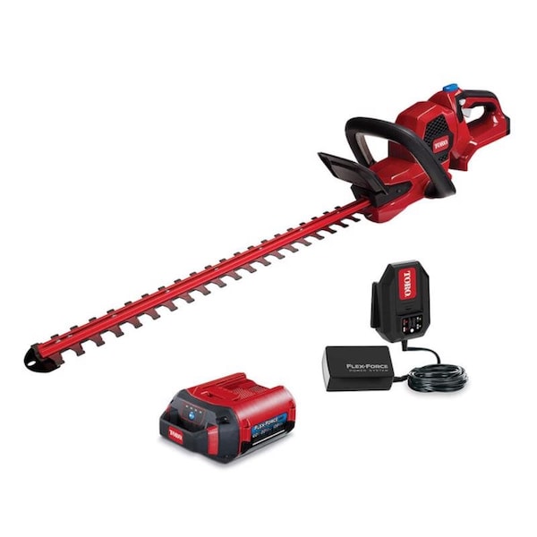 Toro Flex Force 24 in. 60 V Battery Hedge Trimmer Kit Battery & Charger - 51841