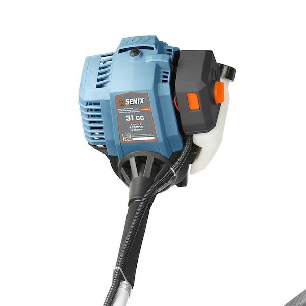 Senix 31 cc 4-Cycle Gas Powered 10-in Brush Cutter/17.7-in String Trimmer, Bump Feed - GTBCU4QL-M