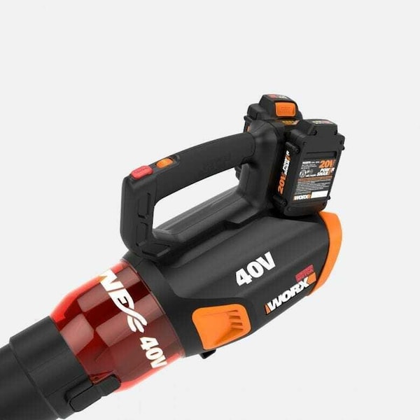Worx 40V Power Share 13 in. Cordless String Trimmer and Turbine Leaf Blower Combo Kit - WG927