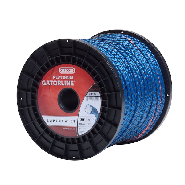 Oregon Platinum Gatorline SuperTwist Trimmer Line, .130" by 761', 5Lb Spool - 20-115