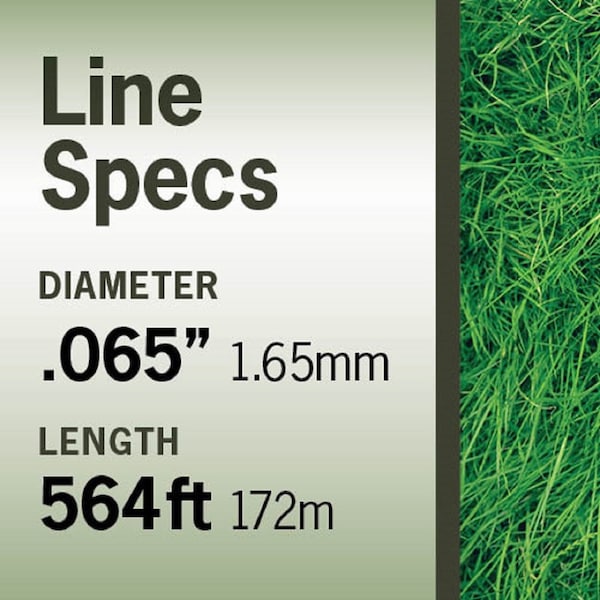 T Terre Residential Grade .065 Square Trimmer Line 1 lb.  Trimmer String Line Length 564 ft. - 5740010065