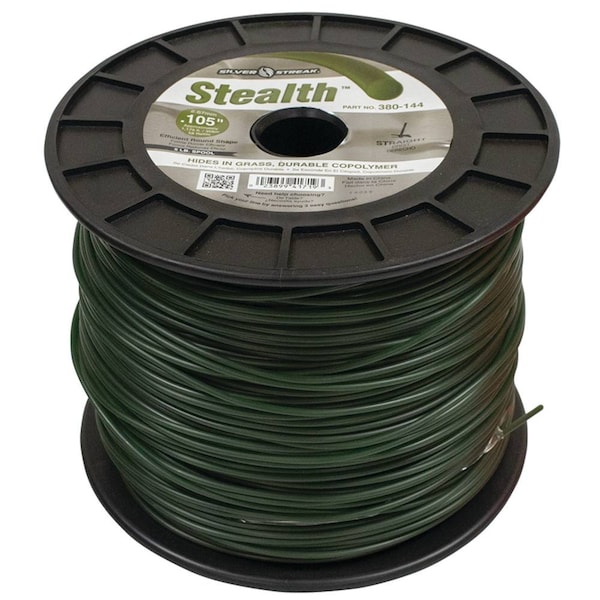Stens Silver Streak Stealth Trimmer Line Replaces .105 5 Lb. Spool, 380-144 - 380-144