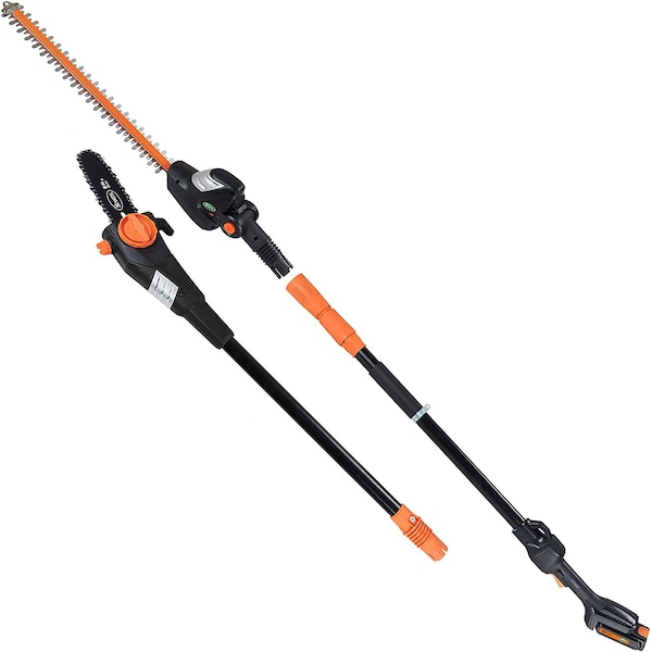 Scotts Outdoor Power Tools 20-Volt 2-in-1 Cordless Covertible Saw/Pole Hedge Trimmer - CLPS40020S