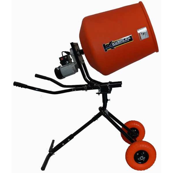 Kushlan Products Pedestal Mixer, Polyethylene Drum , Direct Drive, 1/2 HP, 3.5 cu. Ft. - KPRO350MP