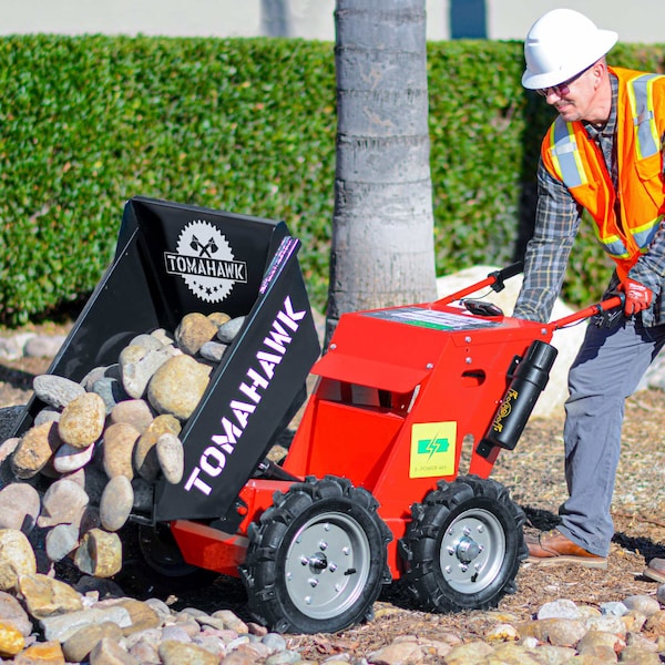 Tomahawk Power Concrete Power Buggy Mini Dumper Battery 48V-20Ah 660-lb. Capacity - TBUGGY300E