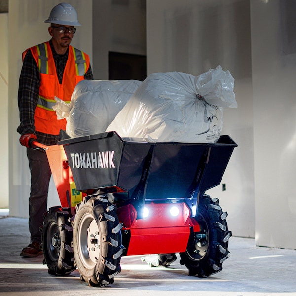 Tomahawk Power Concrete Power Buggy Mini Dumper Battery 48V-20Ah 660-lb. Capacity - TBUGGY300E