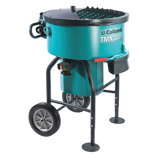 Collomix Wheelbarrow Mixer, 2-11/16HP, 29-1/2" dia. - TMX1000