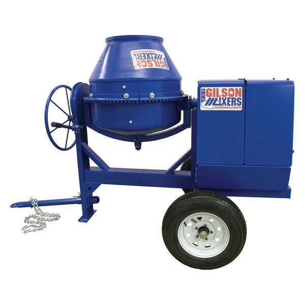 Marshalltown Concrete Mixer, 6 Cu. Ft., Electric, 1.5 HP - MIX59292