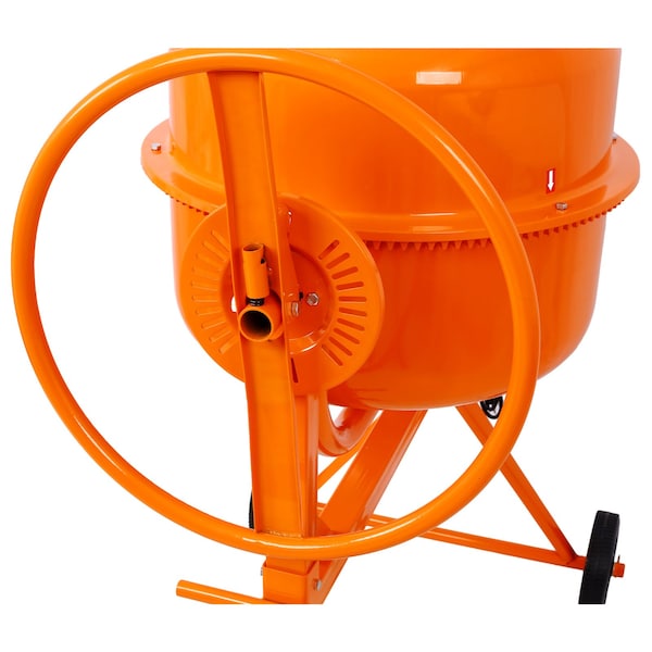 Edendirect 5 Cu. Ft Electric Cement Mixer, 650W Portable Concrete Mixer for Mortar, and Construction Projects - ED-W46583821