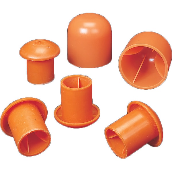 Mutual Industries No. 3-No. 9 Standard Rebar Safety Cap, 24 in H, 15 in W, 500 CT - 14640-3
