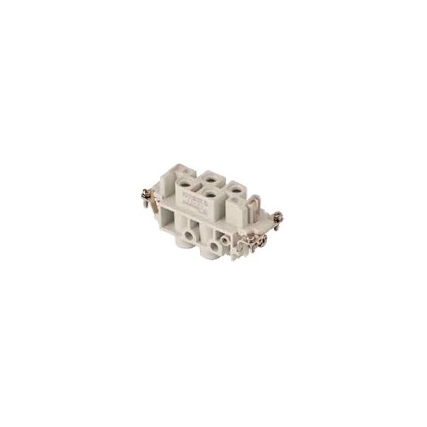 Inserto de terminal de tornillo Gwconnect de Molex, hembra, 4 polos, 80A, con protección de cables (Ag) plateada - 7304.6044.0