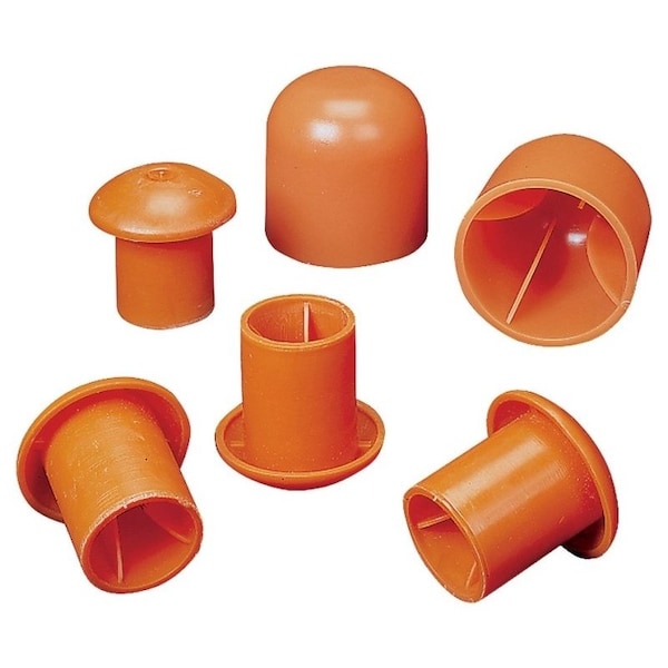 Mutual Industries 146402 Rebar Cap, 2 in Dia Rebar, Orange - 14640-2/1202-3520