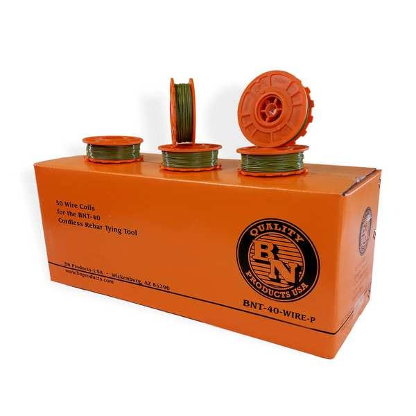Bn Products Usa Rebar Tying Wire, PK50 - BNT-40-WIRE-P