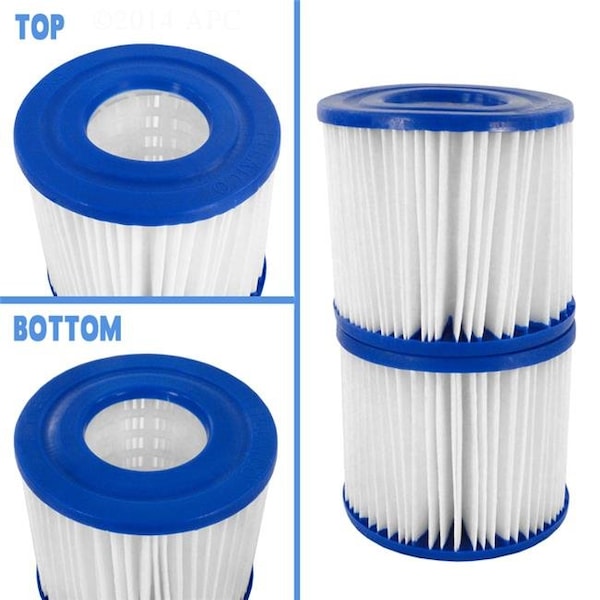 Geared2Golf 4.25 x 3.75 in. Pool & Spa Replacement Filter Cartridge; 6 sq ft. - GE974103