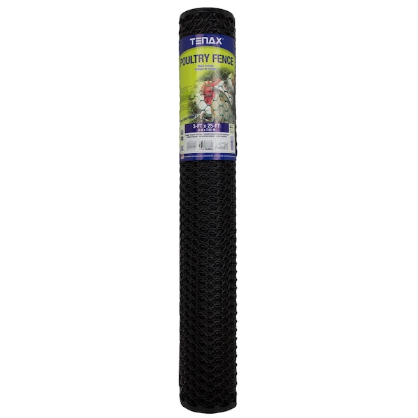 Tenax Tenax 3 ft. H X 25 ft. L Polyethylene Poultry Fence - 72120546