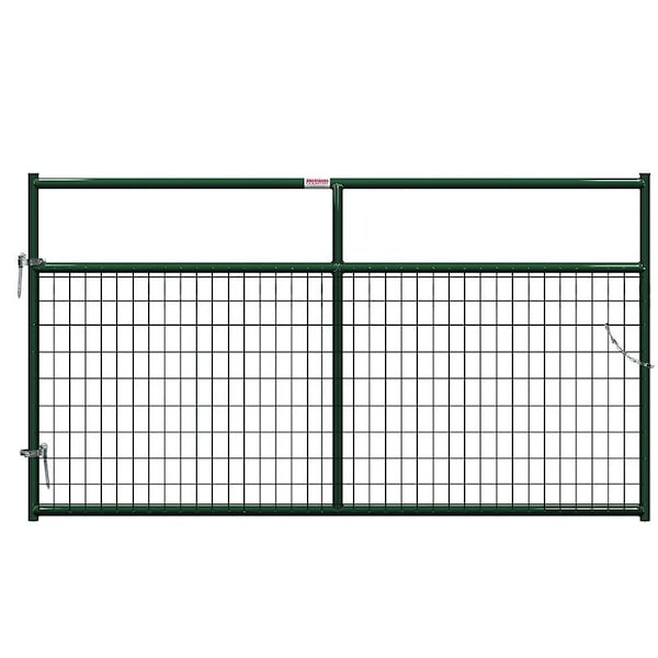 Behlen Country Wire-Filled Gate, 96 in W Gate, 50 in H Gate, 6 ga Mesh Wire, 2 x 4 in Mesh, Green - 40132082