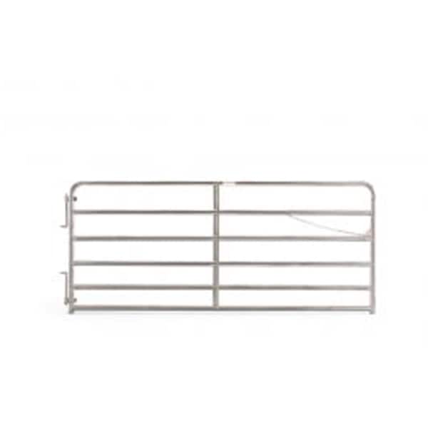 Tarter 2 in. 6-Bar Extra Heavy-Duty Bull Gate - 10 ft. Galvanized - 2GVG10