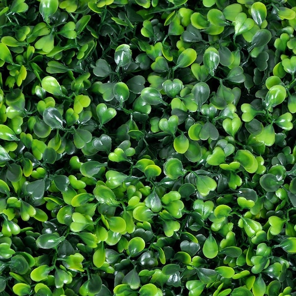 Ejoy 20in x 20in Artificial Boxwood Hedge Greenery Panels, Milan, 12PK - MILAN_1BOX