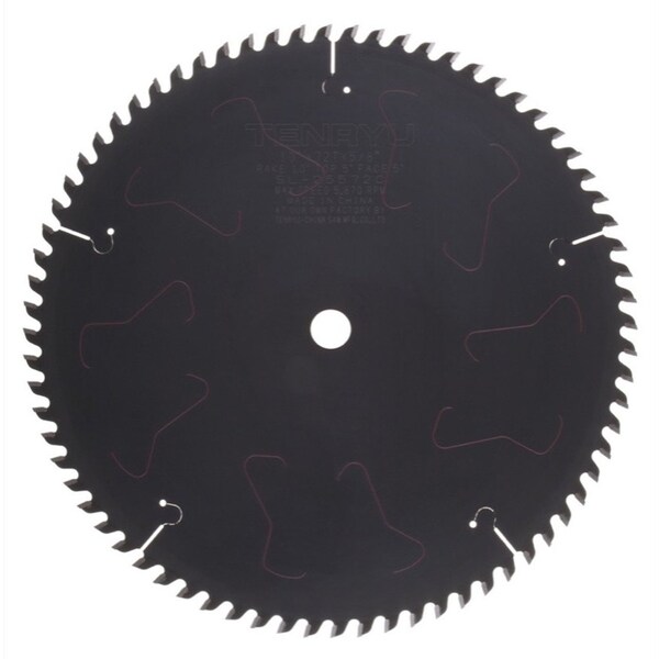 Tenryu Teflon Coating 10in Silencer Miter Saw Blade 72T 5/8in Arbor - SL-25572C