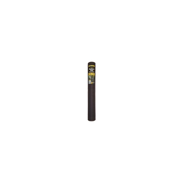 Midwest Air Tech/Import Hardware Cloth Fence, Black Plastic, 2 x 25-Ft. - 889231A