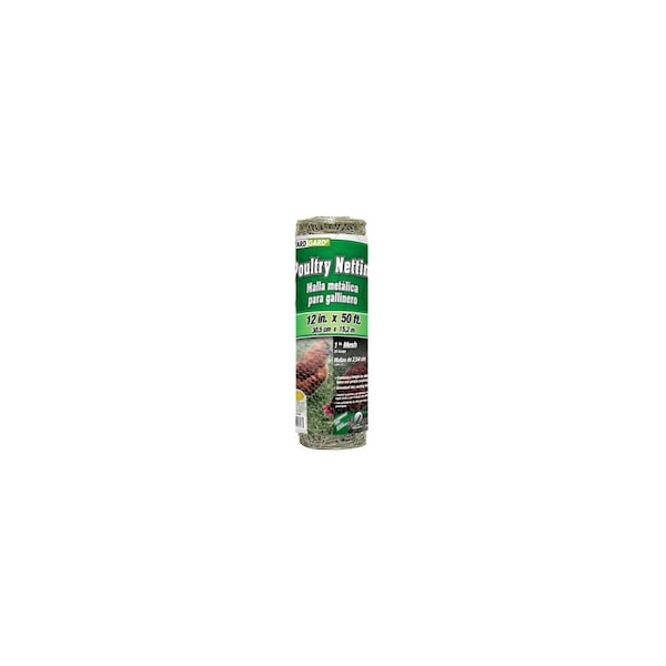 Midwest Air Tech/Import Galvanized Poultry Netting, 1-In. Mesh, 12-In. x 50-Ft. - 308415B