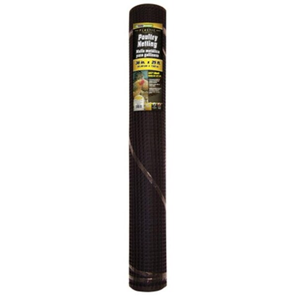 Grilltown 889230A 3 x 15 ft. PVC Hardware Cloth; 0.5 in. Mesh; Black - GR932151