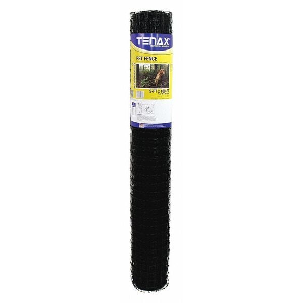 Tenax Pet Fence, Pro, 5ft. x 100 ft. Black - 2A140081