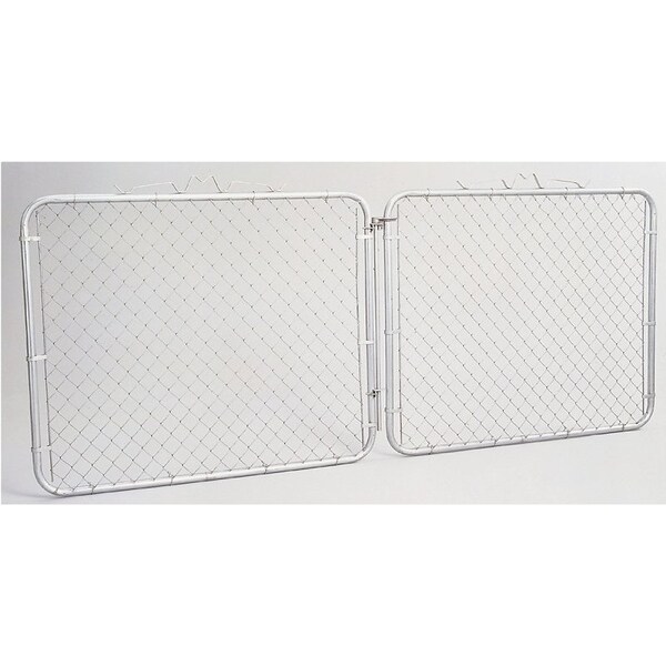 Stephens Pipe & Steel ChainLink Drive Gate, 10 ft W Gate, 48 in H Gate - GTB12048