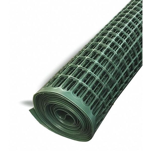 Boen Garden Fence, Green Plastic, 40"X25ft - GF-50001