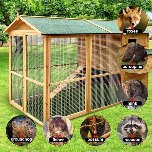 Edendirect 48 in.x100 ft. 23-Gauge Hot-Dip Galvanized Mesh Supports Garden Plant and Rabbit Cages Snake Fence - ED-W2286P146669