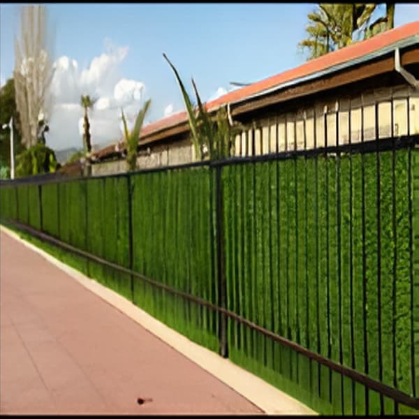 Adar Fence System Artificial Grass Fence, 72" H x 25' L - GF2506-G