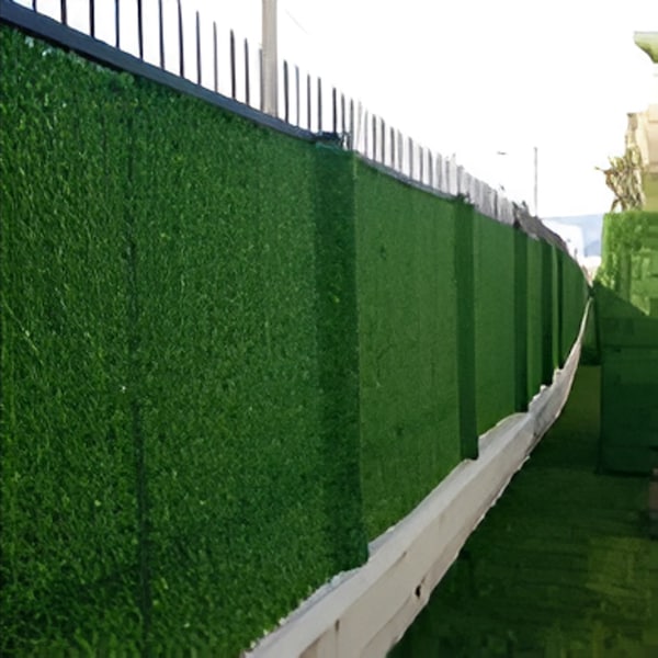 Adar Fence System Artificial Grass Fence, 72" H x 25' L - GF2506-G