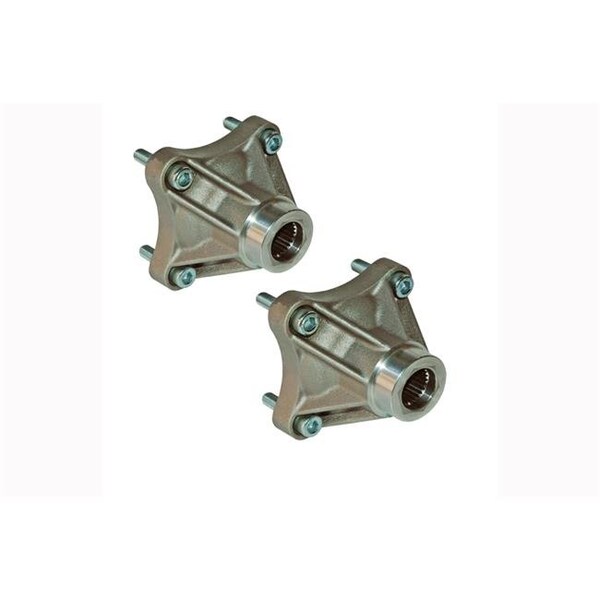 Durablue Durablue 20-1340x Extended Rear Wheel Hubs - Yamaha Raptor 700 2006-2015 24 Spline 4 x 115 mm Plus 1 in. - 20-1340X